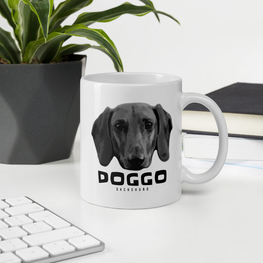 DOGGO - Dachshund Mug - White